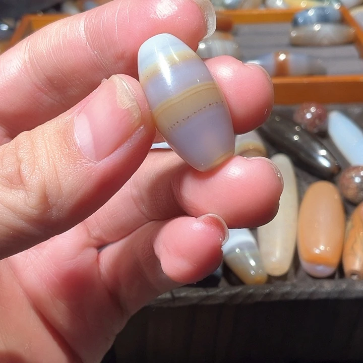 玛瑙/玉髓吊坠(不含链)未镶嵌白*