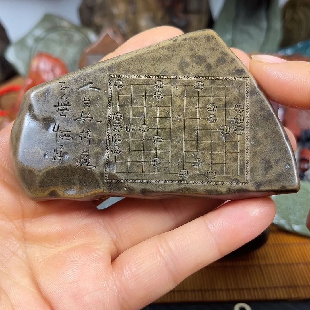 新疆戈壁石原石雕刻15