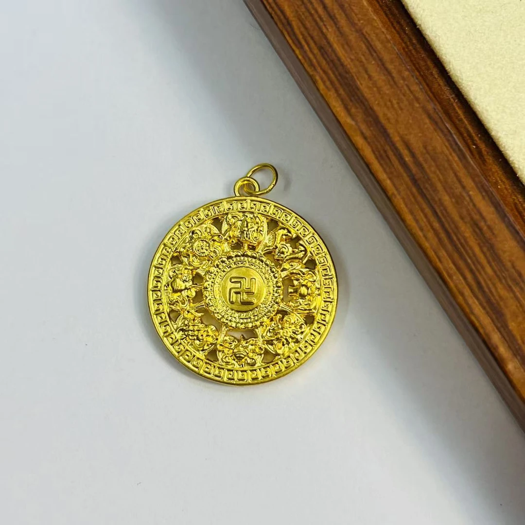 足金999卡31罗盘黄金首饰DP2845-02170