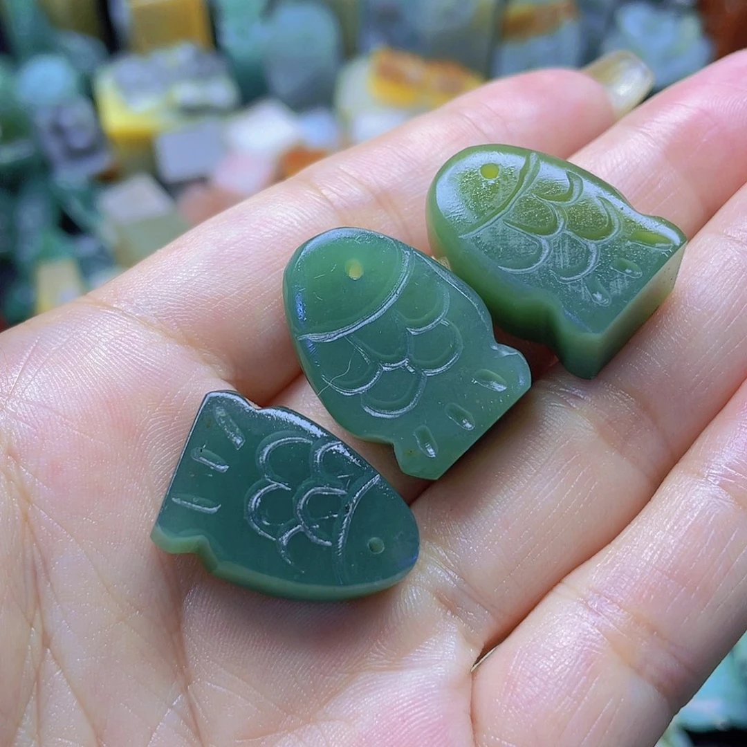 青田石印石风*年年有余