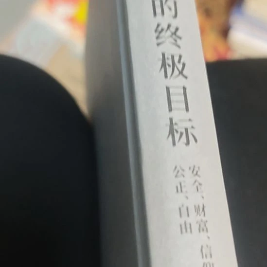 世界政治的终极目标，精装，发货有。