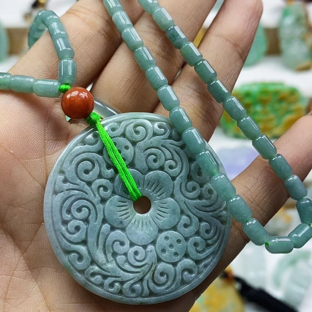 颈饰未镶嵌翡翠翡翠