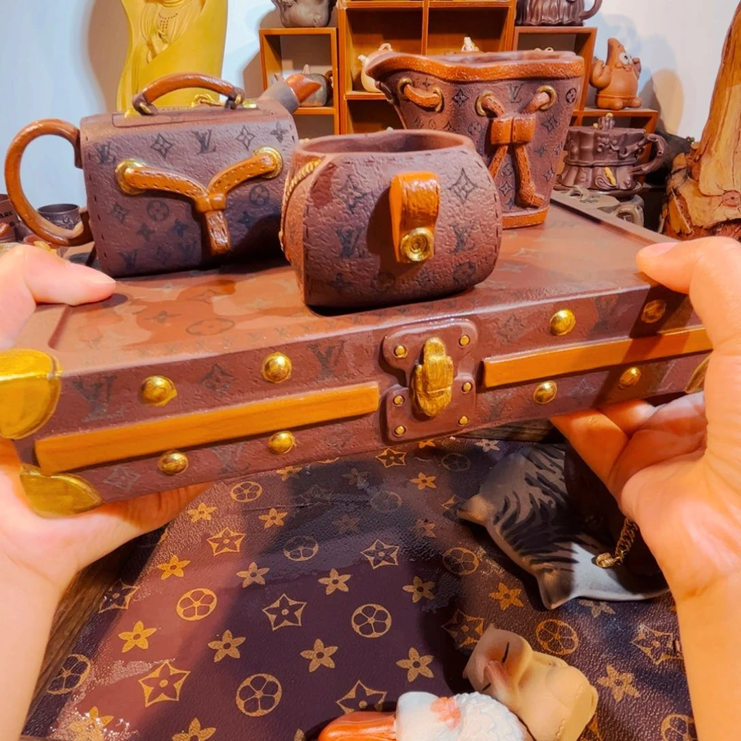 ****࿐茶壶紫砂纯手工制作过程就是