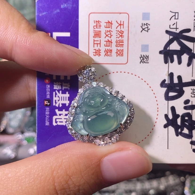 【闪购商品】翡翠未镶嵌颈饰天然