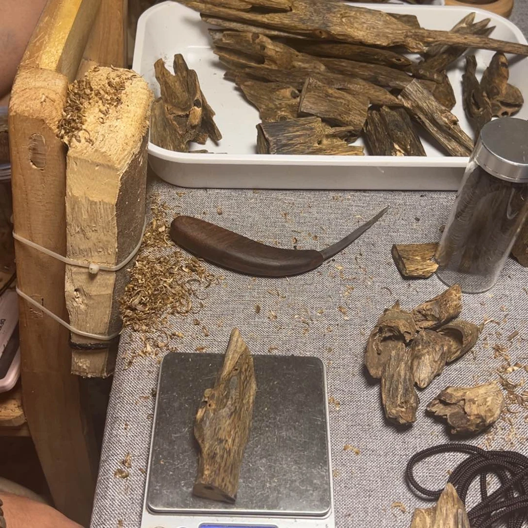 沉香碎屑沉香金沙叶14.5克