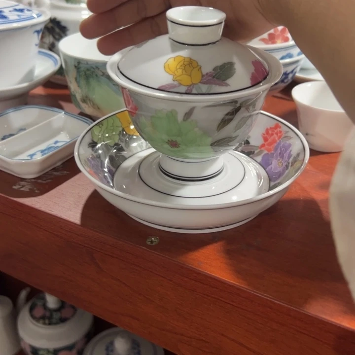 氧***林醴陵高温瓷手绘180毫升