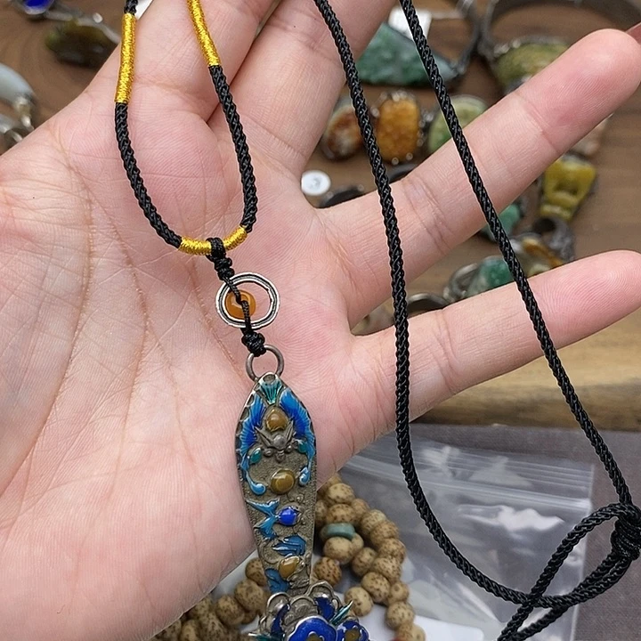 无***爪翡翠戒指银S925镶嵌003