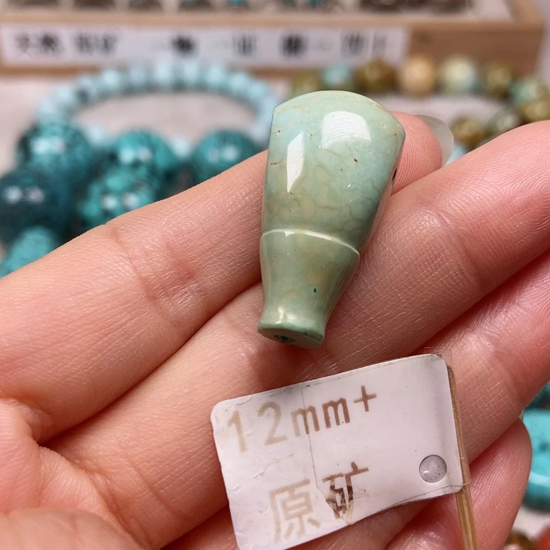 未镶嵌绿松石珠宝半成品