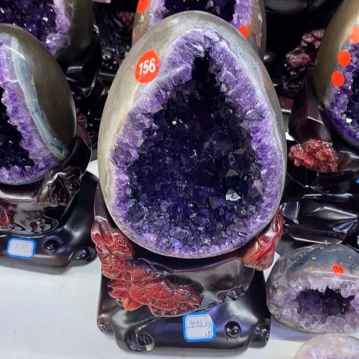 紫晶摆件未镶嵌莹