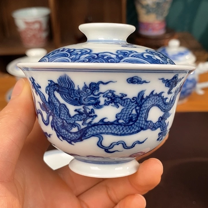 杯子景德镇陶瓷手工手绘