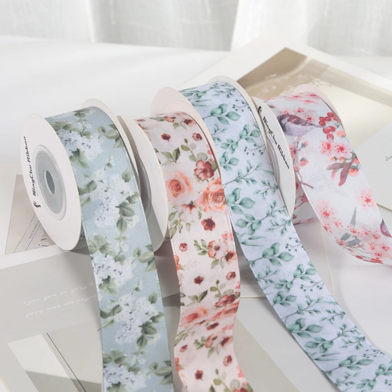 2.5花带彩带丝带花束包装包边条缎带蛋糕带子织带布条diy材料花艺