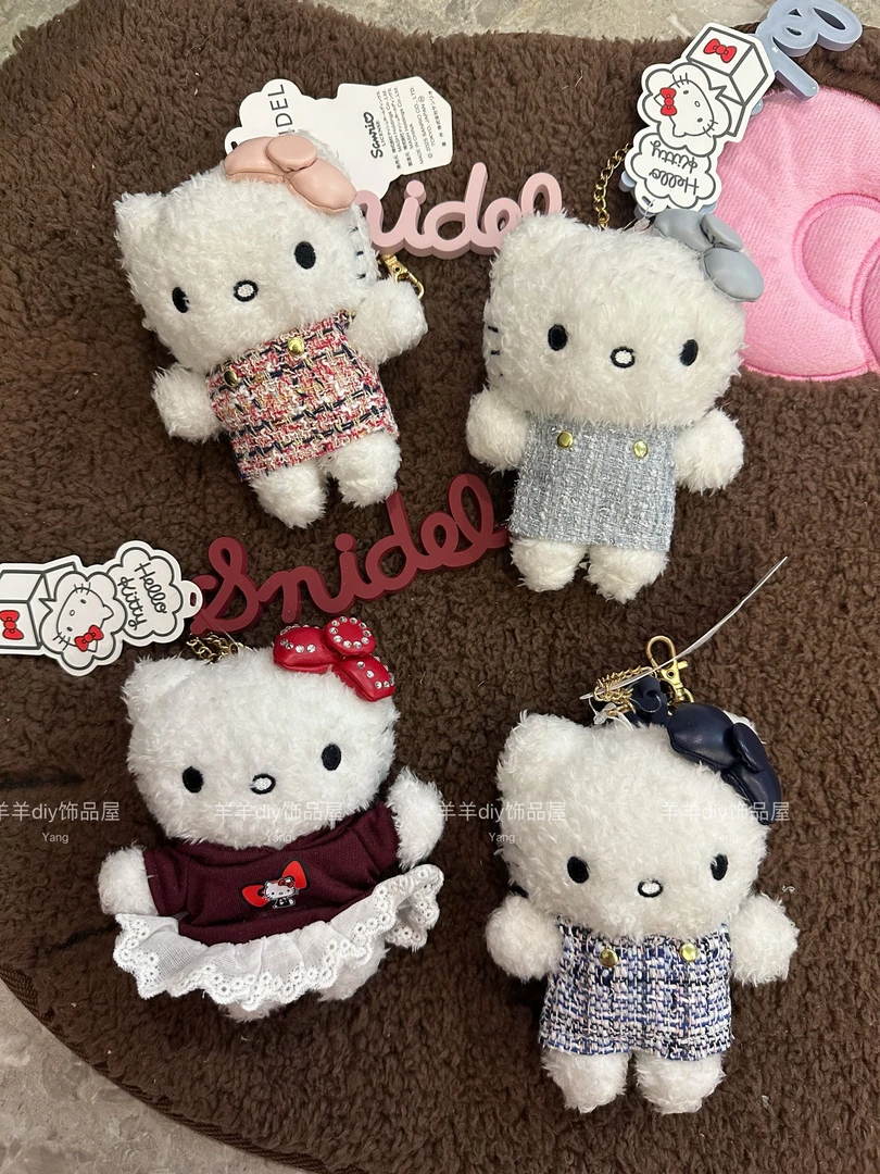 SNIDEL联名款HelloKitty包包挂件秋冬限定毛毛绒小香风挂饰