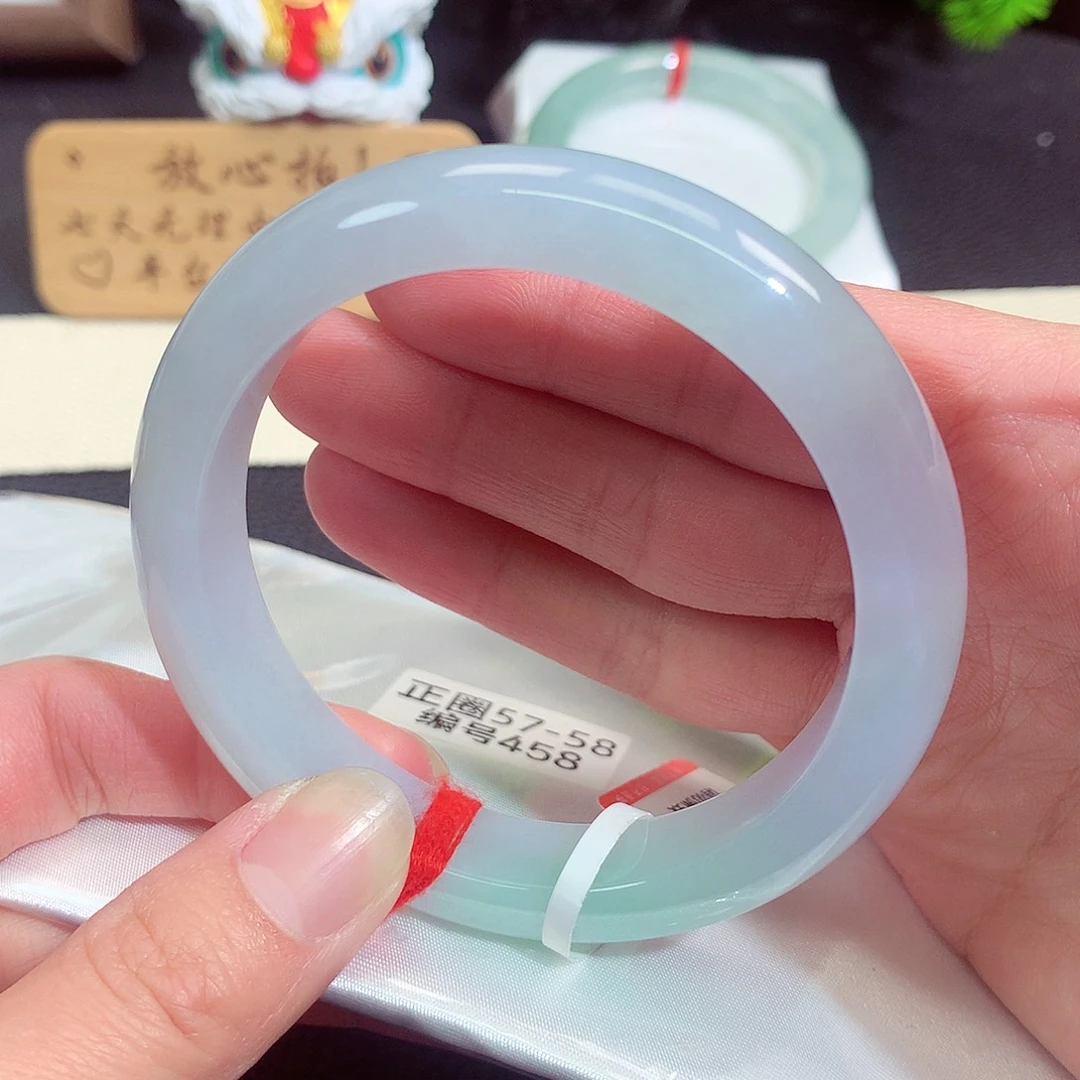 翡翠未镶嵌手镯458