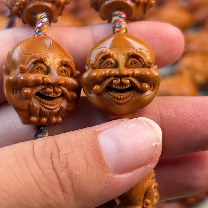 花***鱼手串/手链橄榄核手工作品