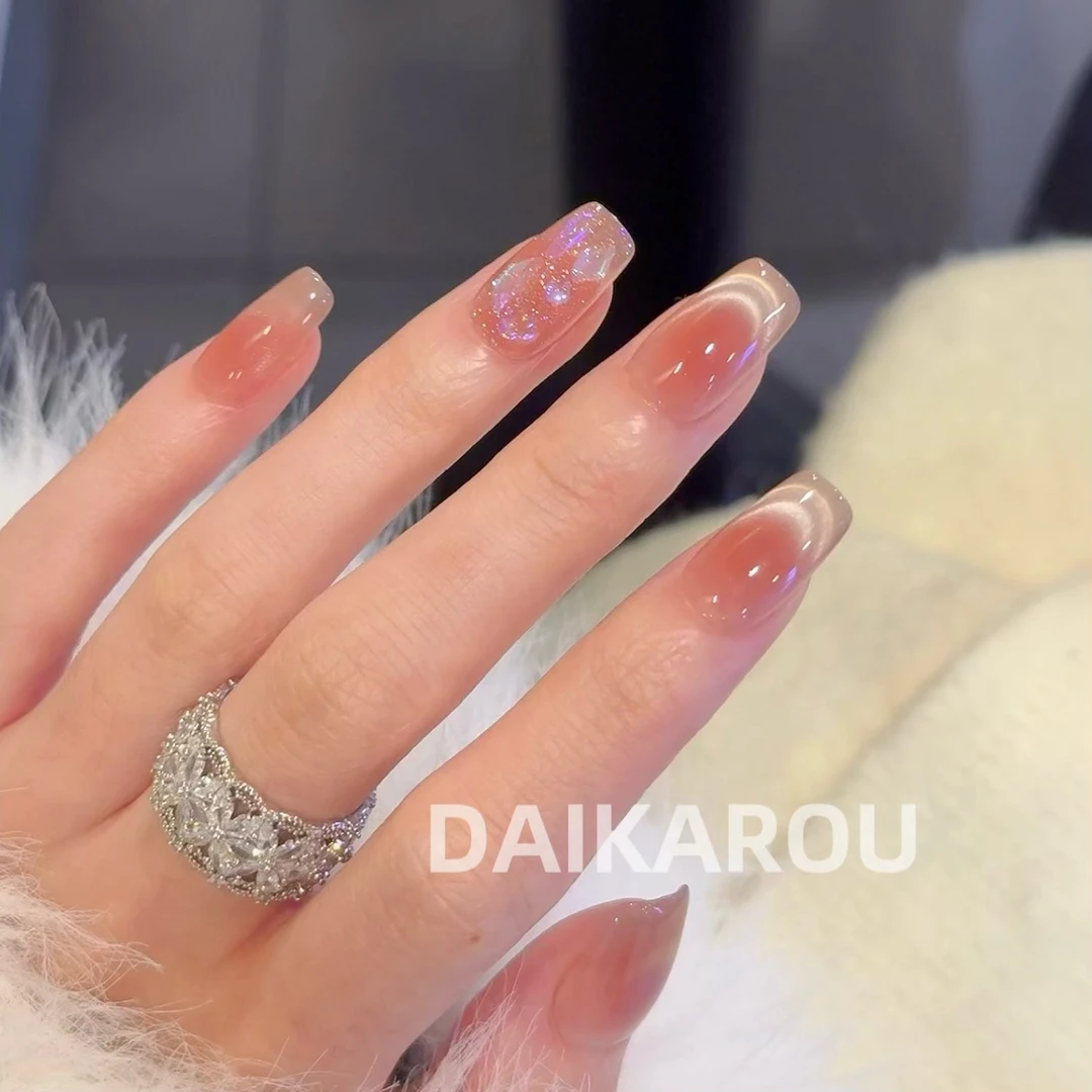 晨曦芳泽 黛卡柔 预售 此度 短椭圆 中椭圆 长水滴手工穿戴甲12片