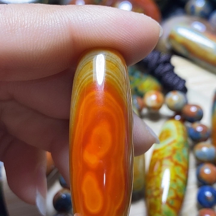 草***狼玛瑙/玉髓未镶嵌颈饰