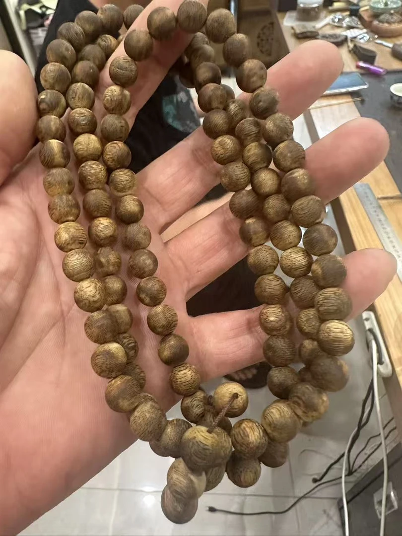 沉香沉香奇楠多圈手串天然韵味十足