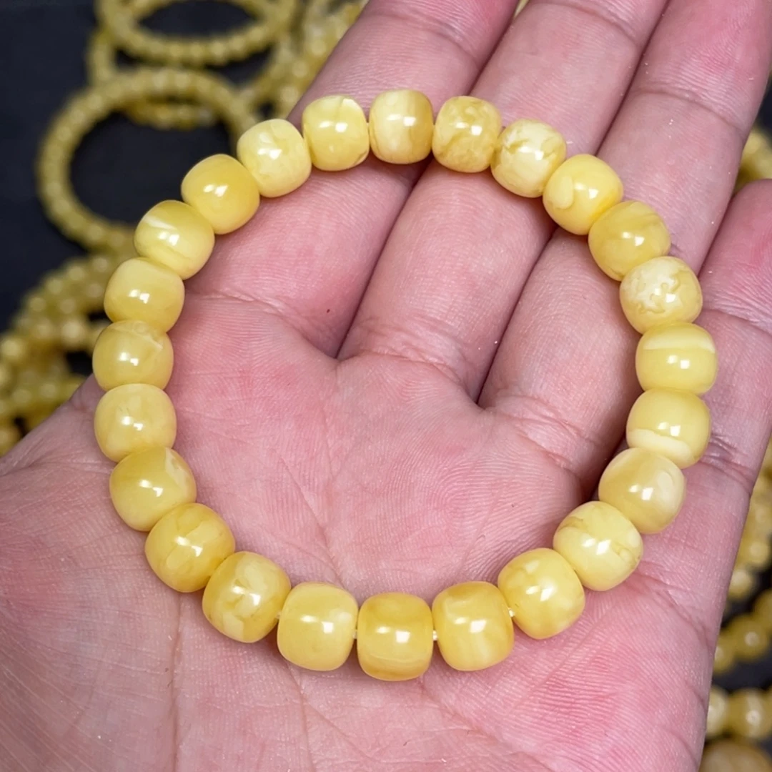 蜜蜡未镶嵌裸石蜜蜡手串8.8mm