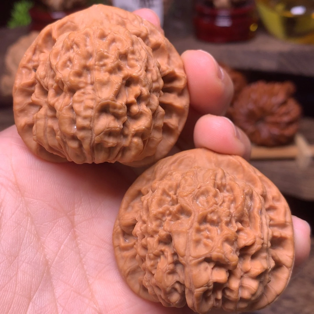 把件文玩核桃45官帽全品