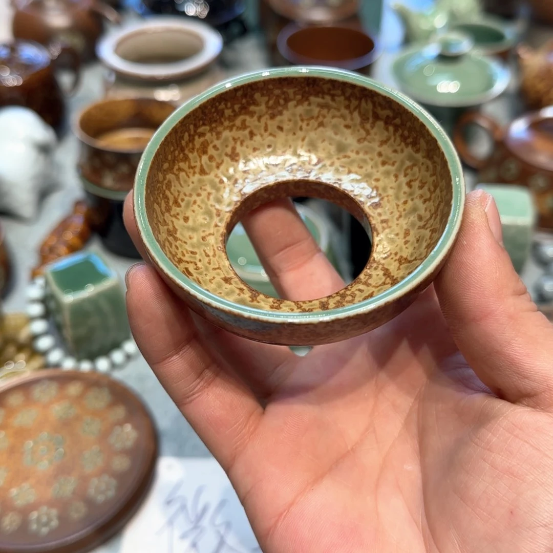小金茶具青瓷茶器