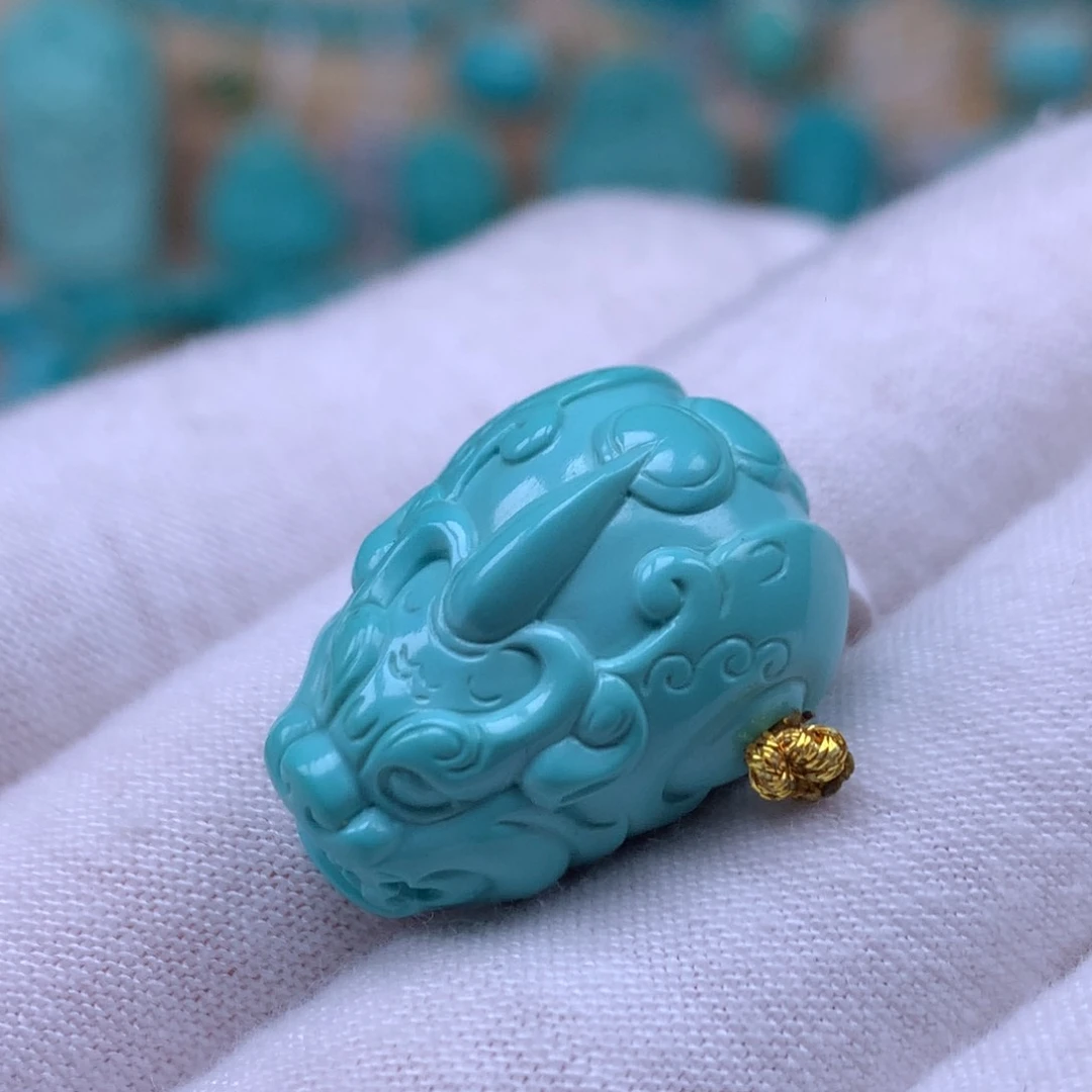 绿松石精品配饰未镶嵌