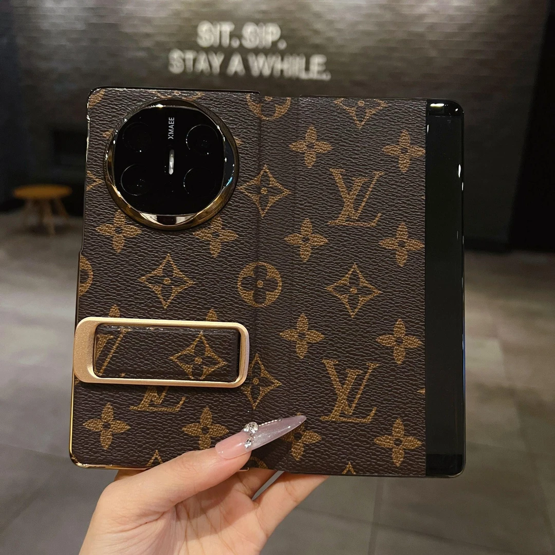 适用华为matex6折叠屏翻盖手机壳matex5全包防摔保护套x3腕带支架