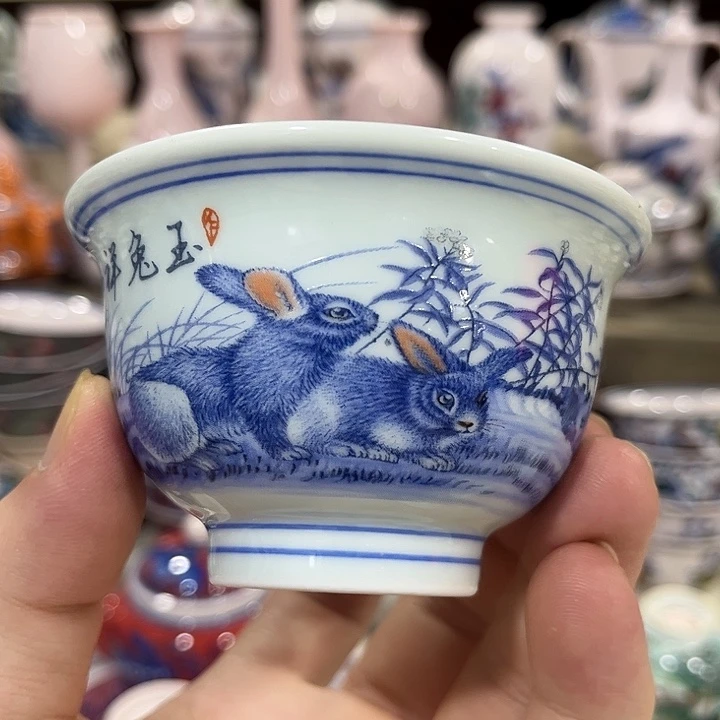 摆件////////景德镇陶瓷杯子。