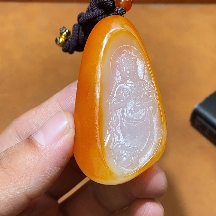 和田玉未镶嵌颈饰HX