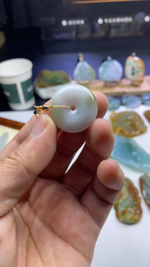 平安扣翡翠时尚缅甸翡翠