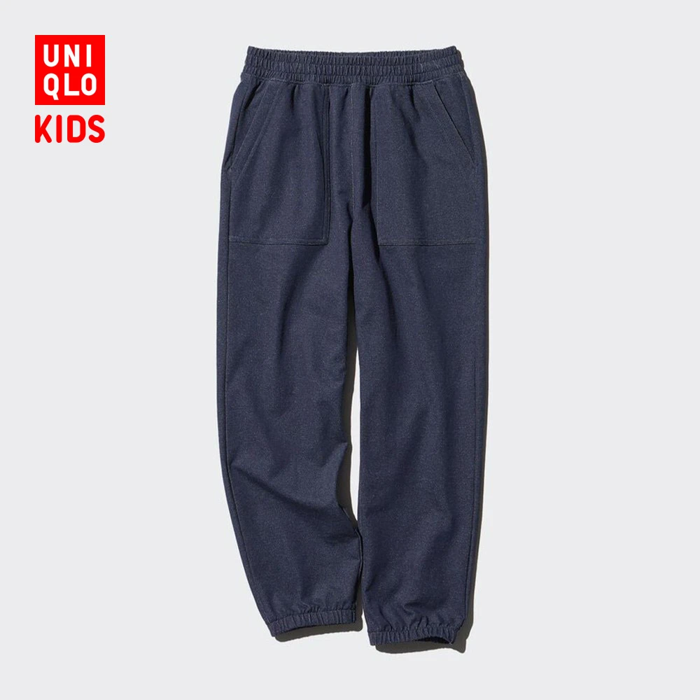 优衣库童装男童女童休闲松紧束脚裤/长裤休闲裤裤子474386
