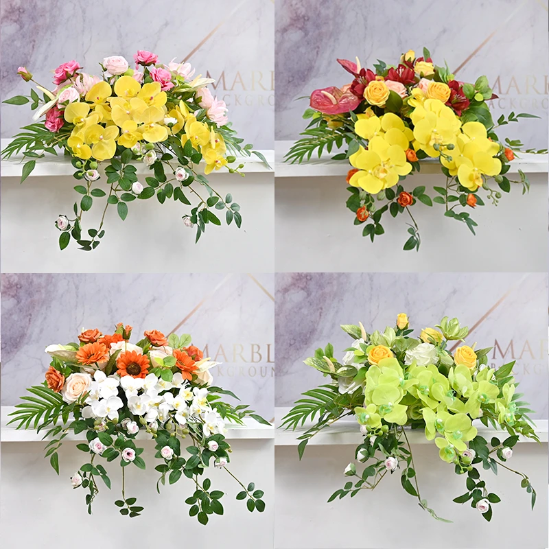 假花仿真花摆设酒店公司商场店铺签到台前台桌花桌面摆放花卉摆件