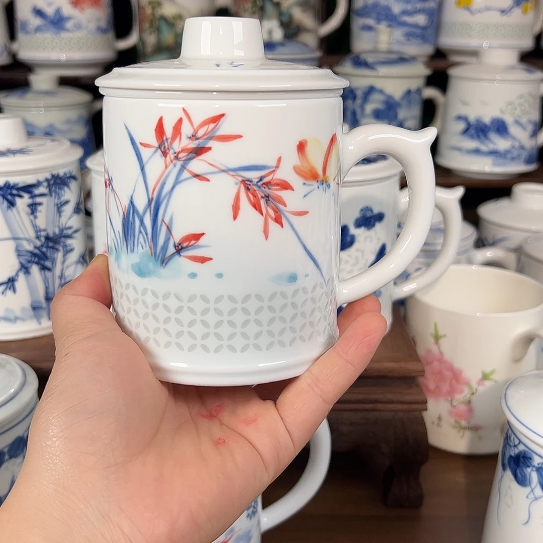 M****景德镇高温陶瓷办公杯家用