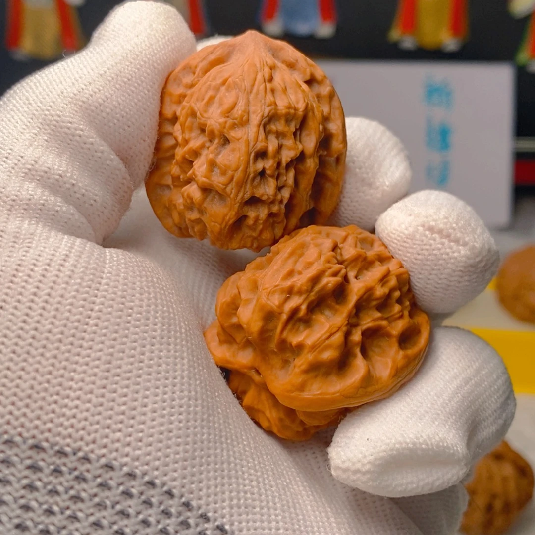 灰***醒把件桃核野狼核桃