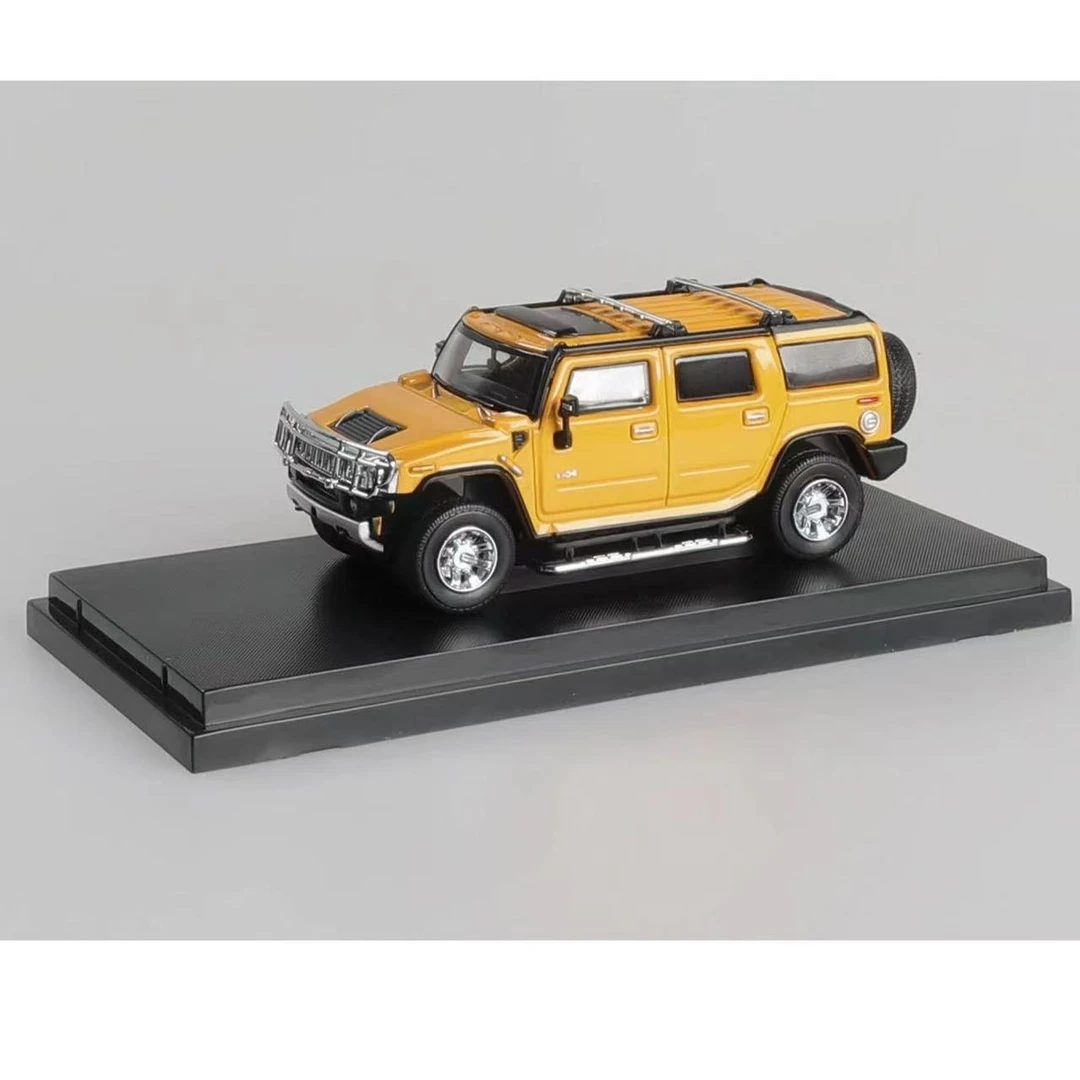 LuLu Model  1:64 悍马 Hummer H2 SUV 合金汽车模型收藏摆件