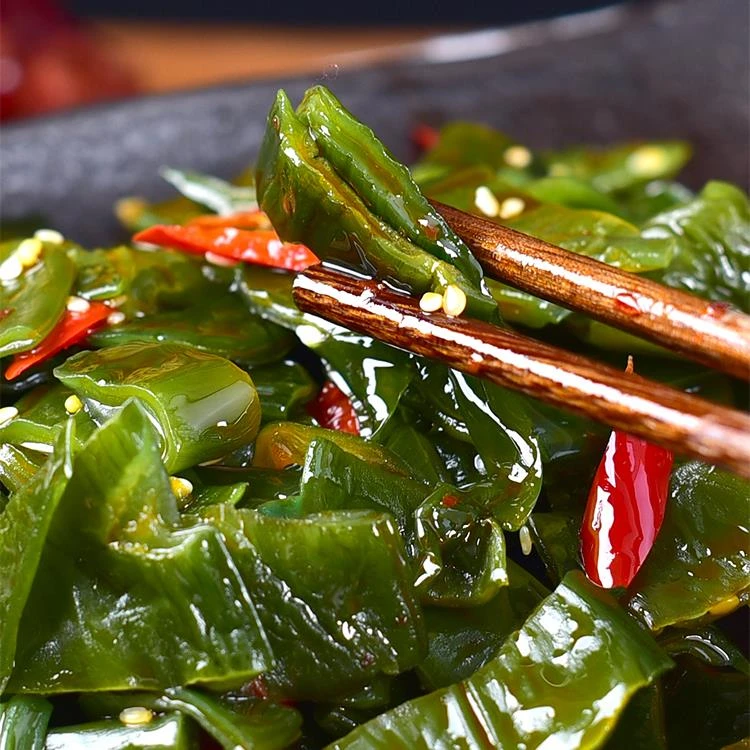 香辣裙带菜克梗段开袋即食下饭菜小菜咸菜大连海鲜特产海带丝