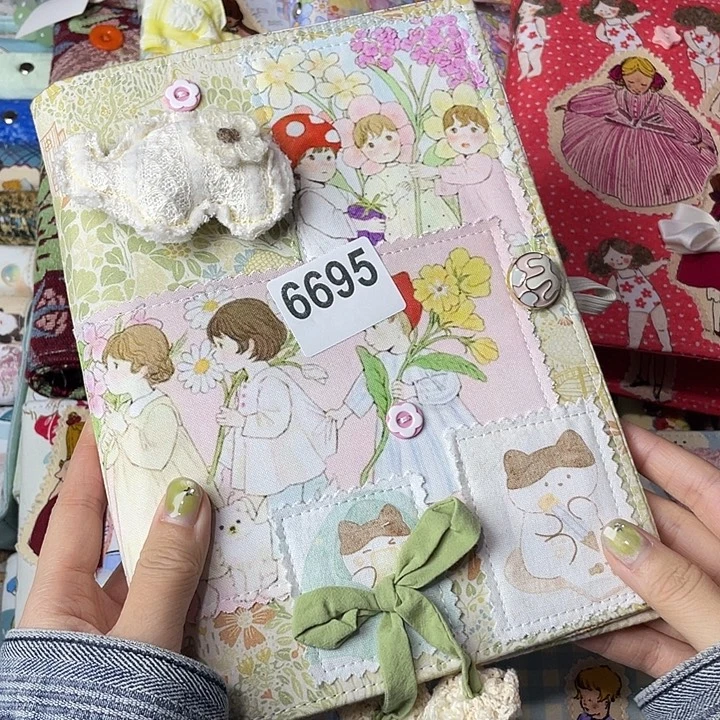 织绣A5活页不送纸6695