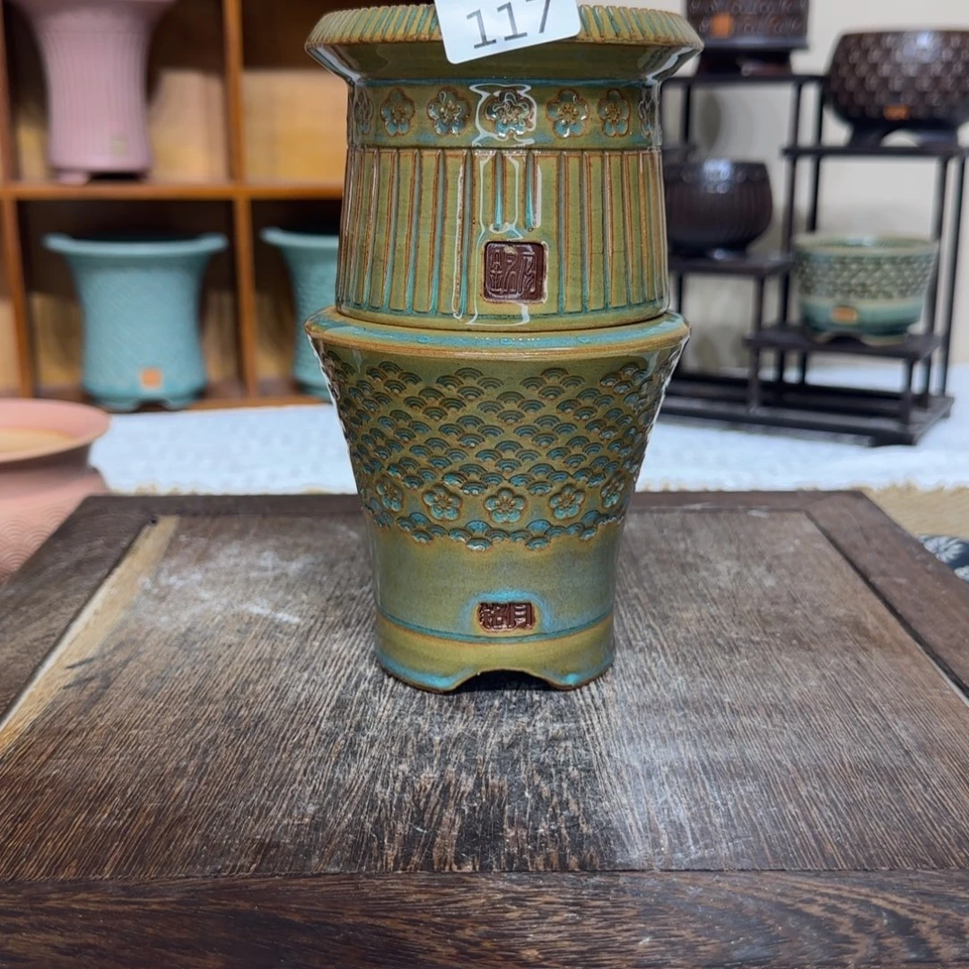 手工花盆 117 内口口径 8.5cm