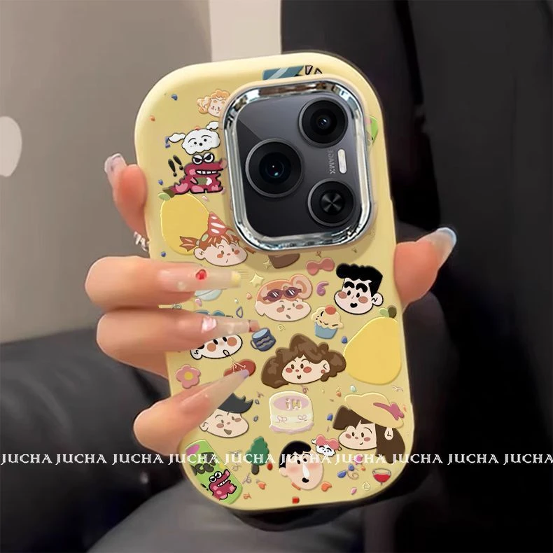 可爱小新一家适用荣耀power手机壳硅胶不撞款honorpower小众卡通