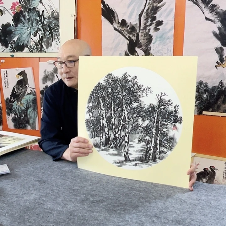 国画张圣敏先生纯手绘作品