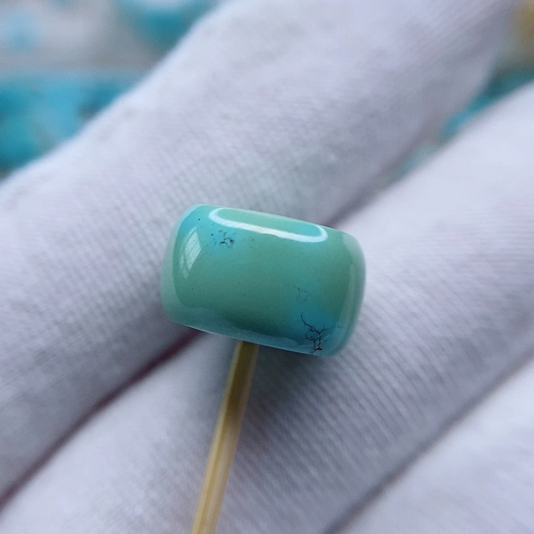 绿松石直切13.7未镶嵌