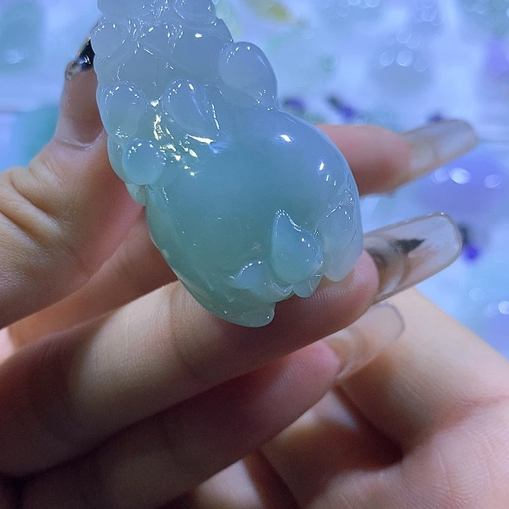 颈饰未镶嵌翡翠天然翡翠A货吊坠