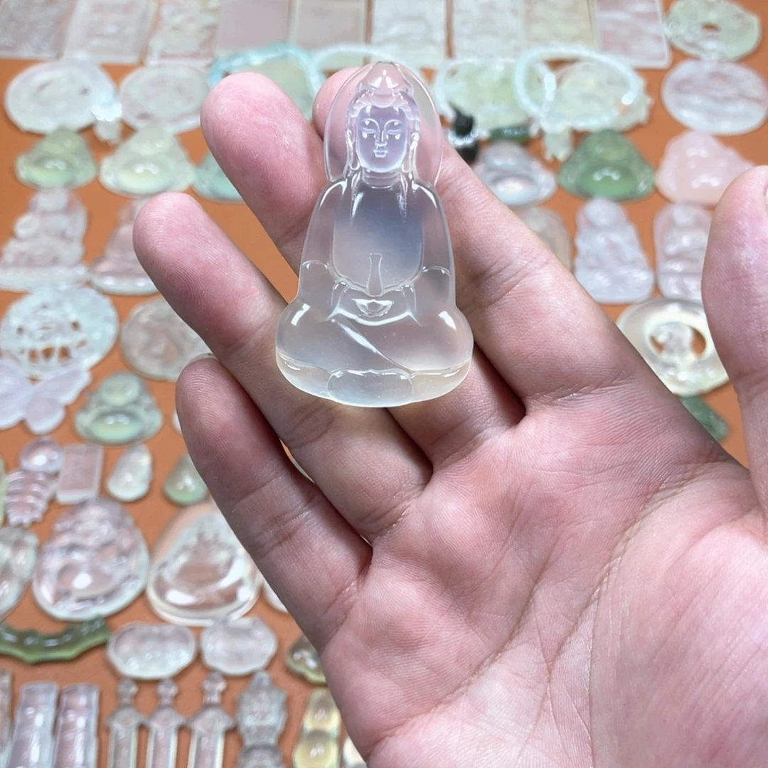 喜***东蛇纹石玉未镶嵌帅主播