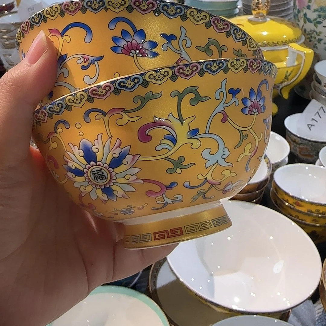 康***子骨瓷骨瓷珐琅彩工艺