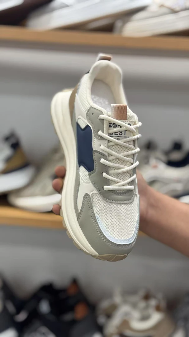 透气耐磨圆头休闲夏季系带网面鞋时尚城市机能风