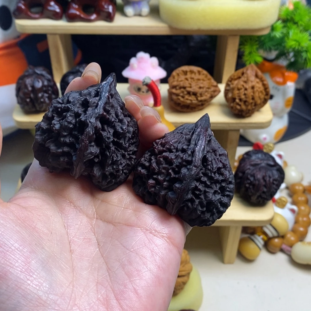 吊坠文玩核桃地闷大官帽有修45