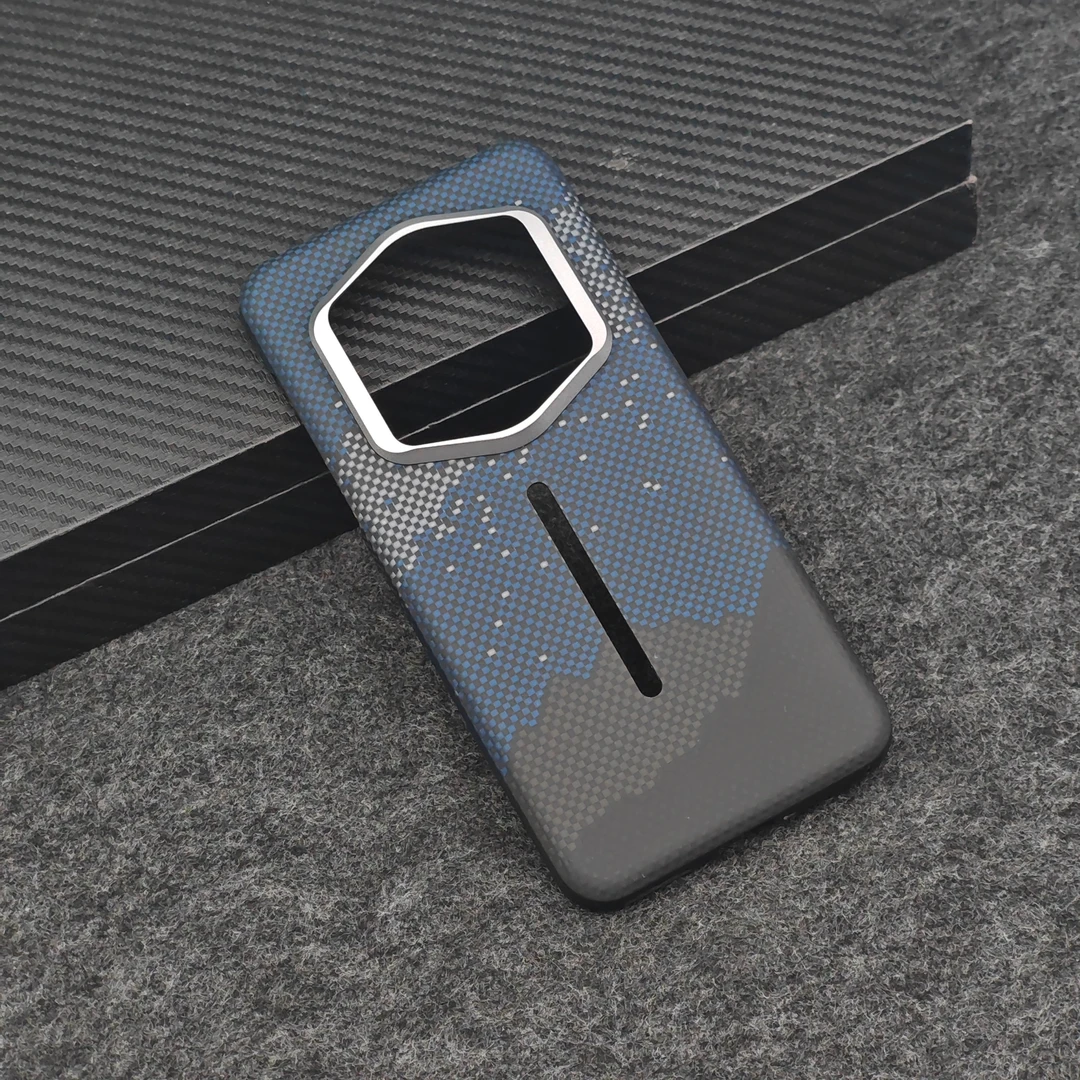 适用【荣耀Magic7/6保时捷至臻】凯夫拉纤维手机壳保护套防摔轻薄硬