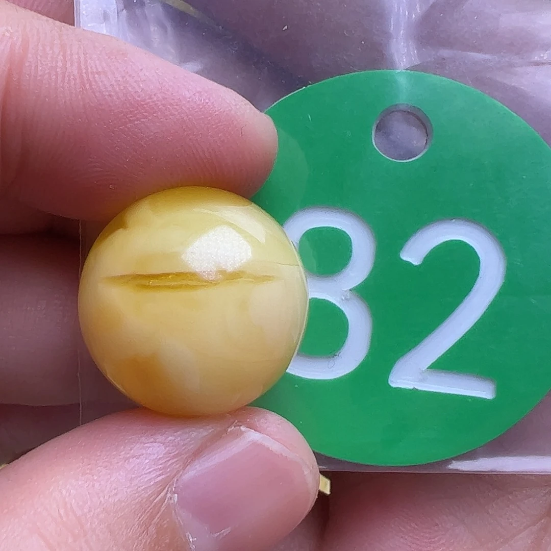 未镶嵌蜜蜡珠宝奇石痕*17.6m m