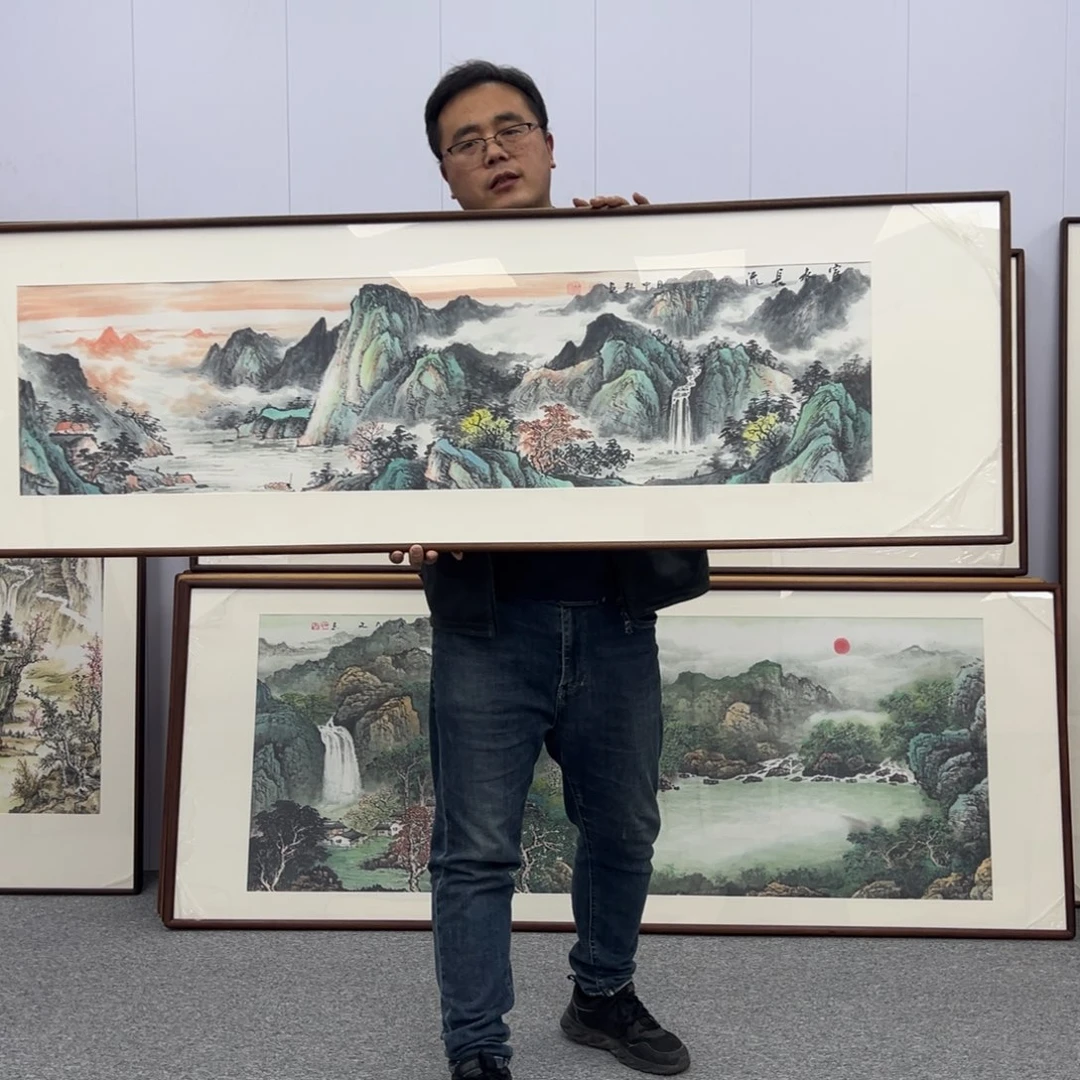 国画国画作品展览170*50