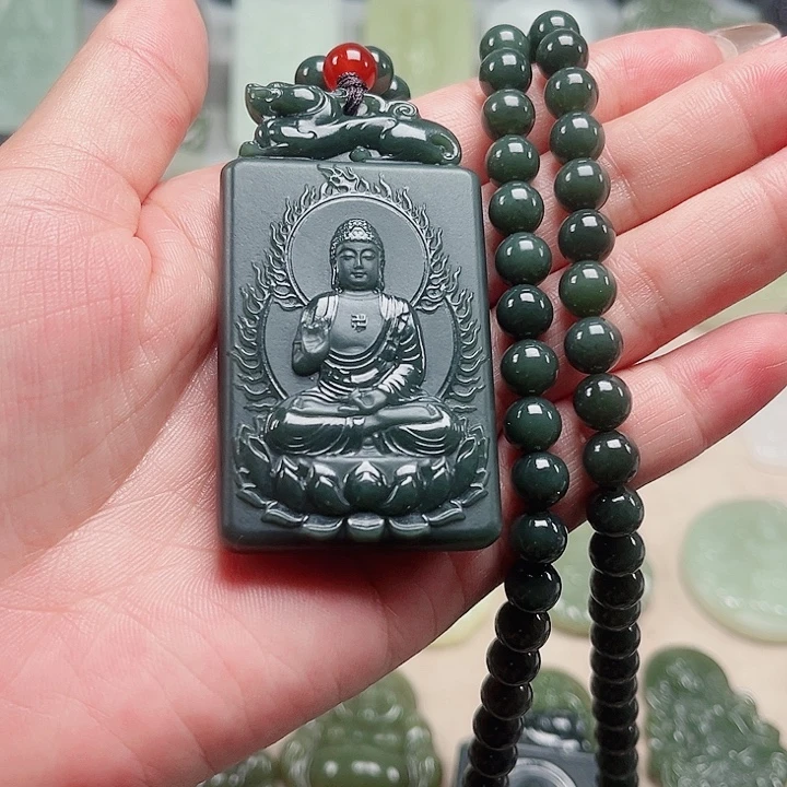 颈饰未镶嵌和田玉