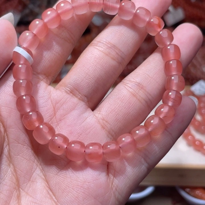 狐***狸未镶嵌7咪老型299南红玛瑙